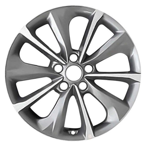 2021 hyundai veloster wheel 18 machined charcoal aluminum 5 lug w70953mc 3