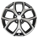 2020 hyundai veloster wheel 18 machined black aluminum 5 lug w70956mb 2