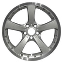 2010 bmw 535i wheel 19 silver face with machined lip aluminum 5 lug w71153sml 6