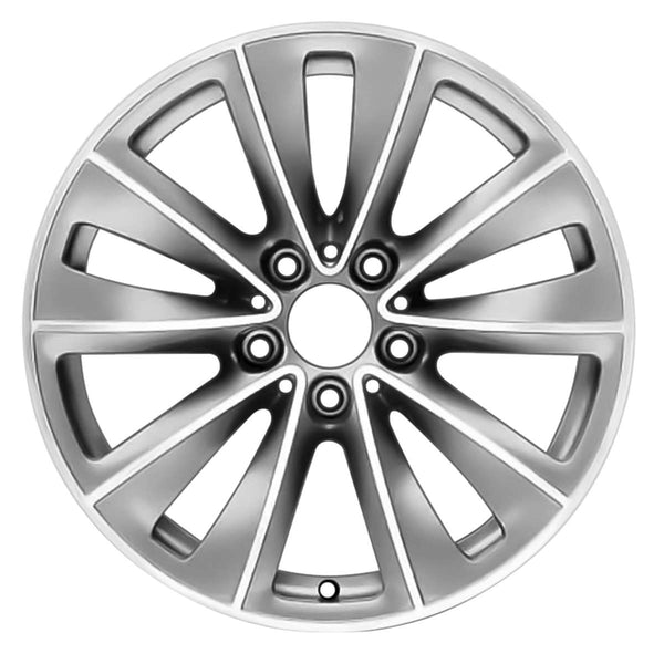 2009 bmw 535i wheel 18 machined charcoal aluminum 5 lug w71202mc 5