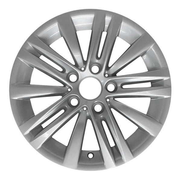 2013 bmw 323i wheel 16 silver aluminum 5 lug w71315s 6