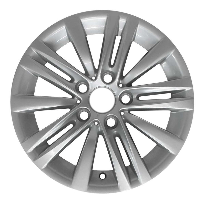 2008 bmw 323i wheel 16 silver aluminum 5 lug w71315s 1