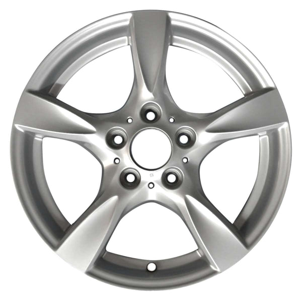 2008 bmw 128i wheel 17 silver aluminum 5 lug w71504s 1