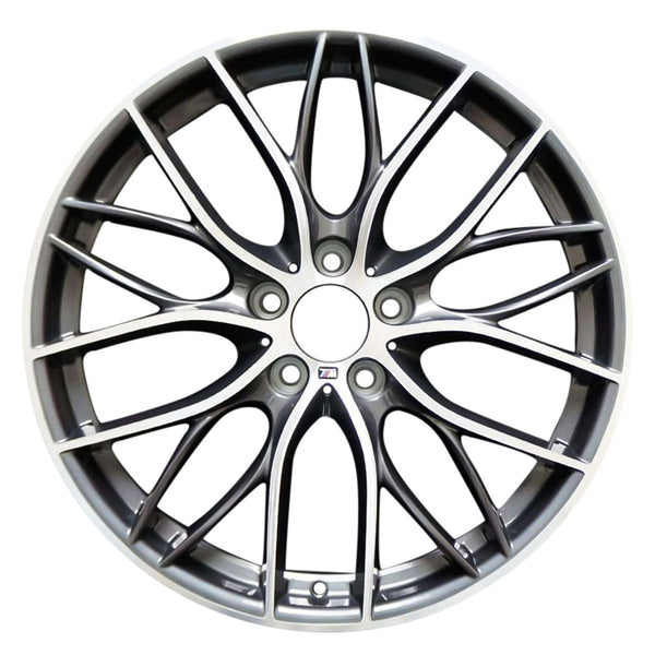 2013 bmw 335i wheel 20 machined dark charcoal aluminum 5 lug w71551mdc 40