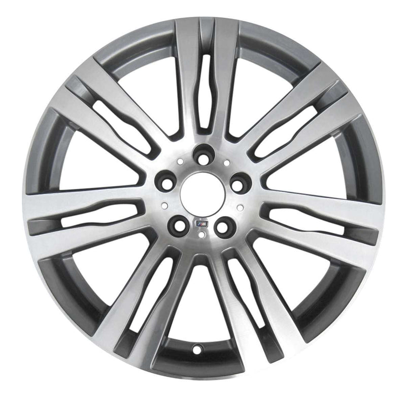 2011 bmw x6 wheel 20 machined silver aluminum 5 lug w71570ms 1