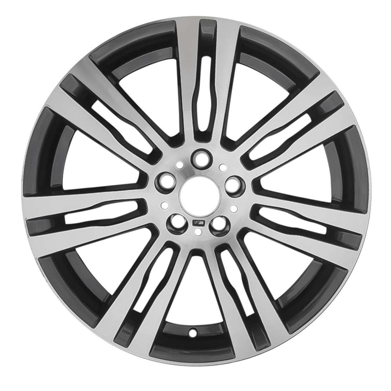 2014 bmw x6 wheel 20 machined charcoal aluminum 5 lug w71570mc 4