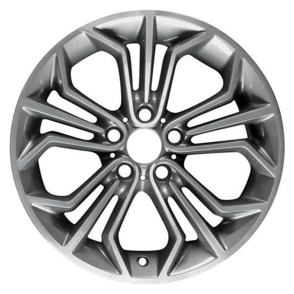 2012 bmw x1 wheel 18 machined charcoal aluminum 5 lug w71604mc 1