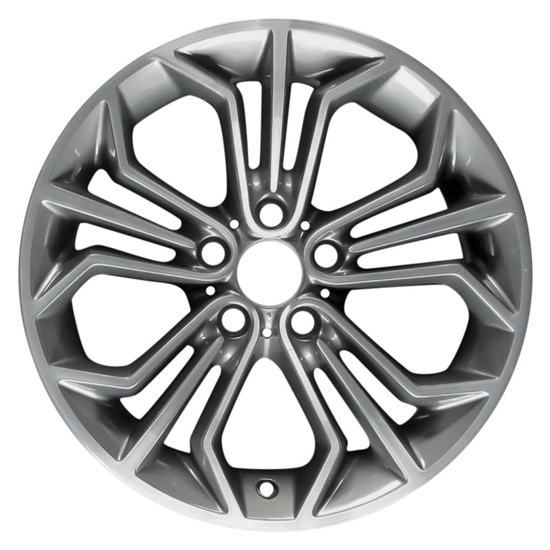 2015 bmw x1 wheel 18 machined charcoal aluminum 5 lug w71604mc 4