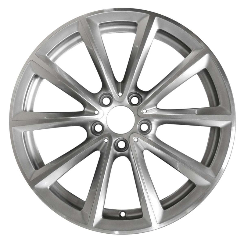 2014 bmw x1 wheel 19 machined silver aluminum 5 lug w71610ms 3