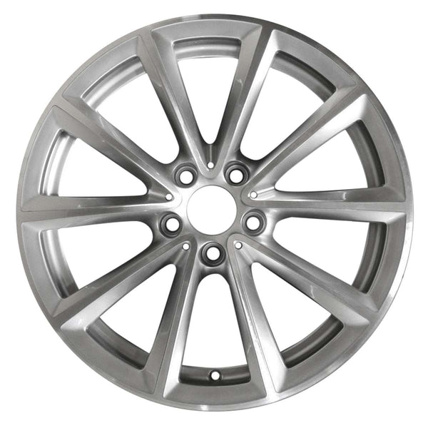 2013 bmw x1 wheel 19 machined silver aluminum 5 lug w71610ms 2