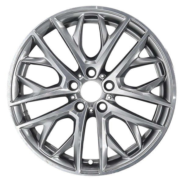 2013 bmw x1 wheel 19 machined silver aluminum 5 lug w71611ms 2