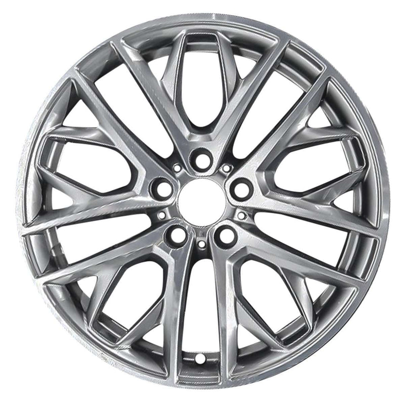 2013 bmw x1 wheel 19 machined silver aluminum 5 lug w71611ms 2