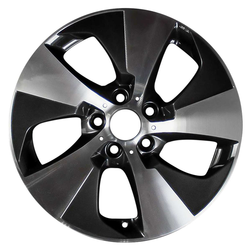 2014 bmw activehybrid wheel 18 machined charcoal aluminum 5 lug w71618lmc 4