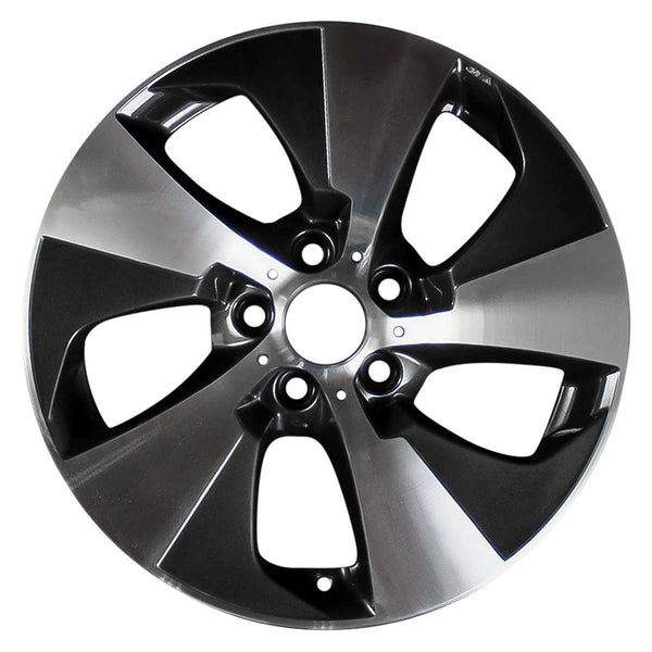 2013 bmw activehybrid wheel 18 machined charcoal aluminum 5 lug w71618lmc 3