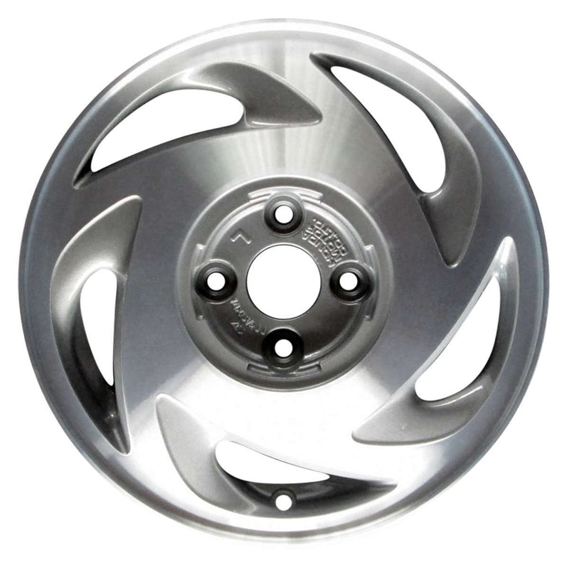 1990 acura integra wheel 14 silver aluminum 4 lug w71639ls 1