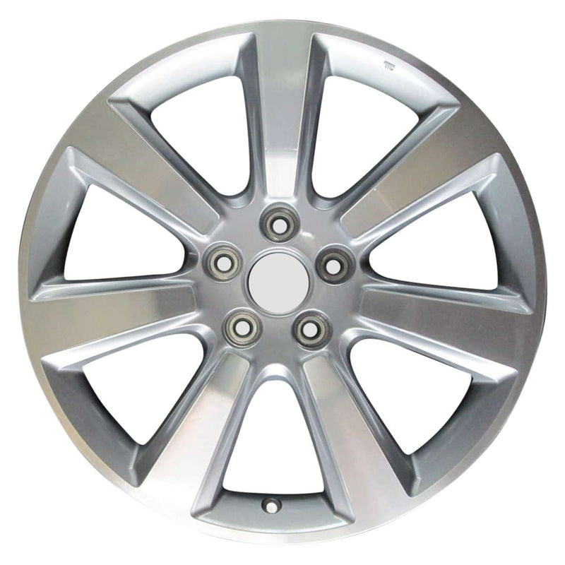 2010 acura zdx wheel 19 machined silver aluminum 5 lug w71795ms 1