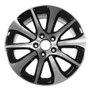 2016 acura tlx wheel 17 machined gloss black aluminum 5 lug w71826mb 2