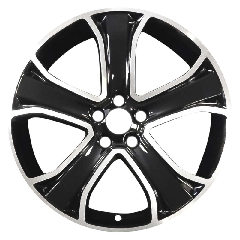 2011 land rover wheel 20 machined gloss black aluminum 5 lug w72221mb 6