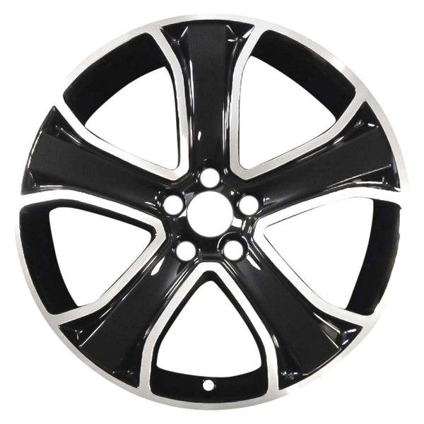 2010 land rover wheel 20 machined gloss black aluminum 5 lug w72221mb 5