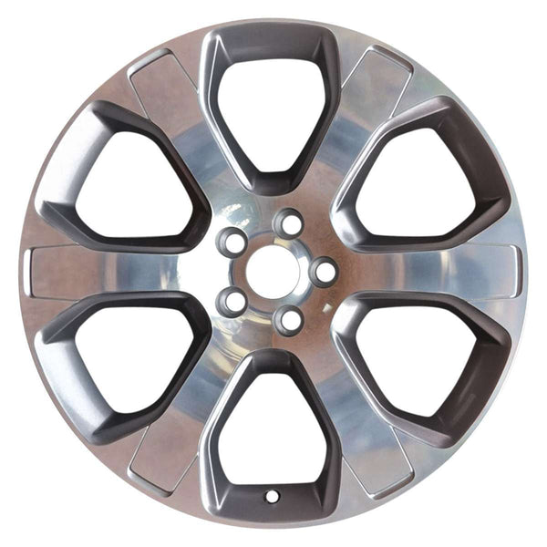 2015 land rover wheel 22 polished charcoal aluminum 5 lug w72268pc 1