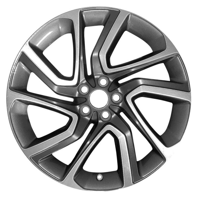 2021 land rover wheel 21 machined charcoal aluminum 5 lug w72311mc 5