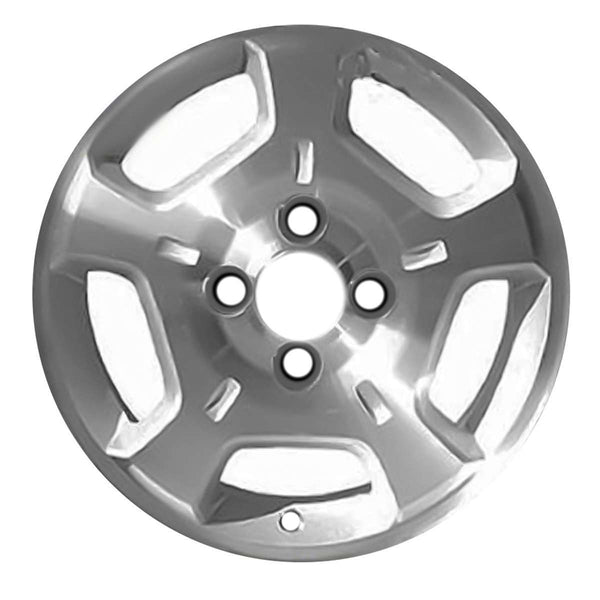 2011 suzuki swift wheel 14 machined silver aluminum 4 lug w72703ms 6