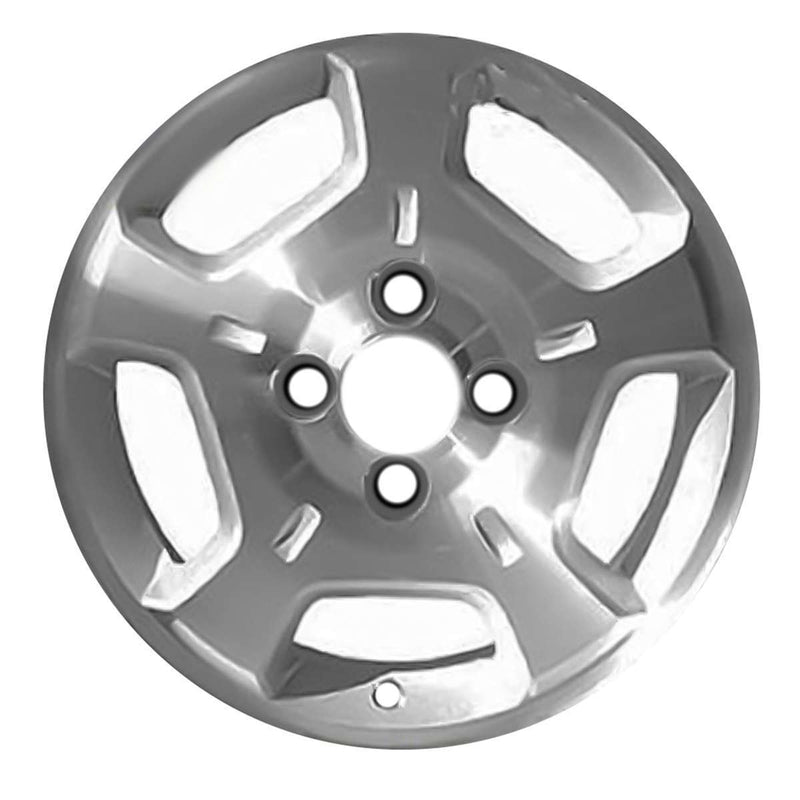 2009 suzuki swift wheel 14 machined silver aluminum 4 lug w72703ms 4