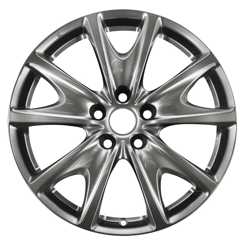 2012 infiniti g37 wheel 18 dark hyper aluminum 5 lug w73716dh 6