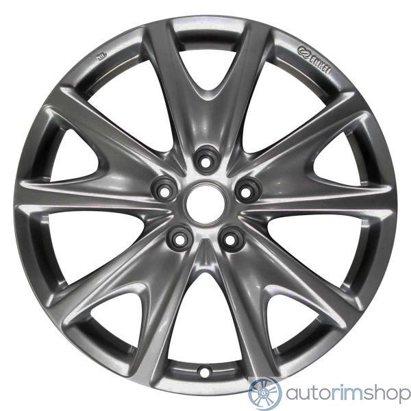 2011 infiniti g37 wheel 18 black hyper aluminum 5 lug w73717bh 5