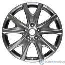 2009 infiniti g37 wheel 18 black hyper aluminum 5 lug w73717bh 3