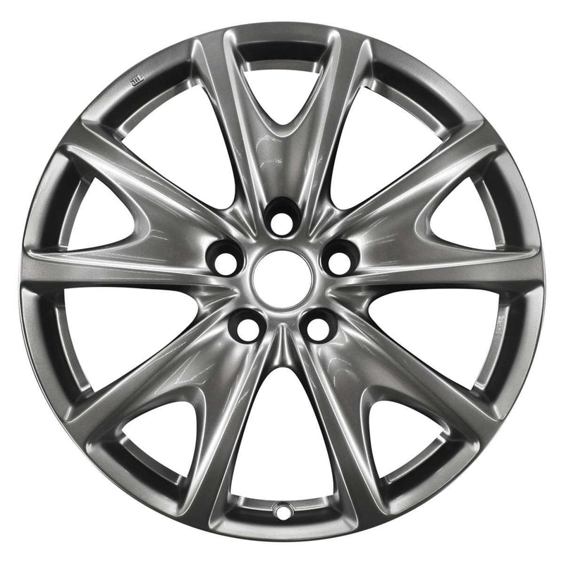 2010 infiniti g37 wheel 18 dark hyper aluminum 5 lug w73717dh 4