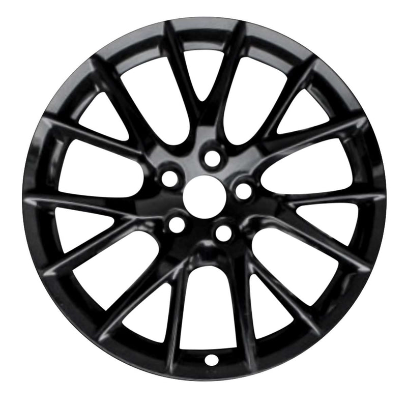 2011 infiniti g37 wheel 19 gloss black aluminum 5 lug w73744gb 1