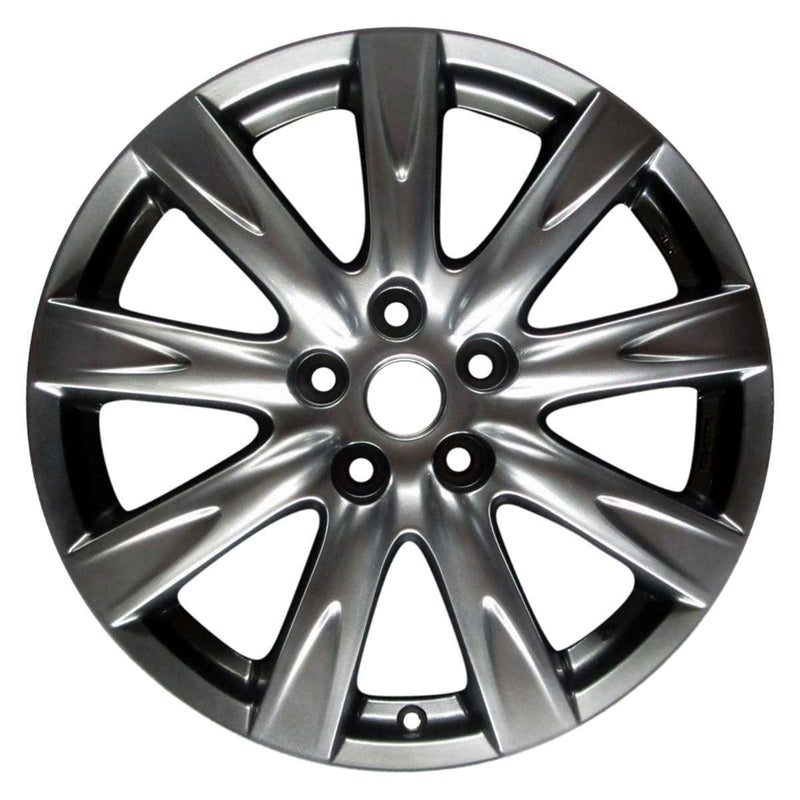 2013 infiniti g37 wheel 18 black hyper aluminum 5 lug w73751bh 4