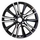 2018 infiniti q60 wheel 19 machined black aluminum 5 lug w73802mb 1