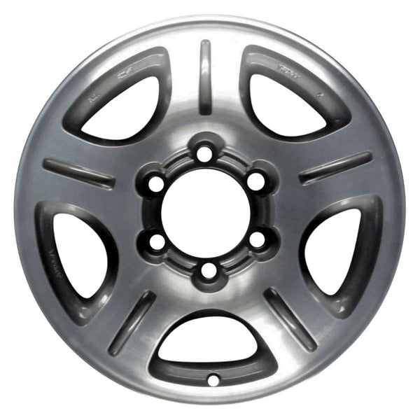 1998 lexus lx450 wheel 16 machined charcoal aluminum 6 lug w74143mc 3