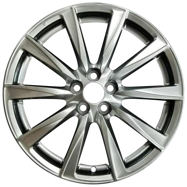 2011 lexus is wheel 19 polished aluminum 5 lug w74205ap 4