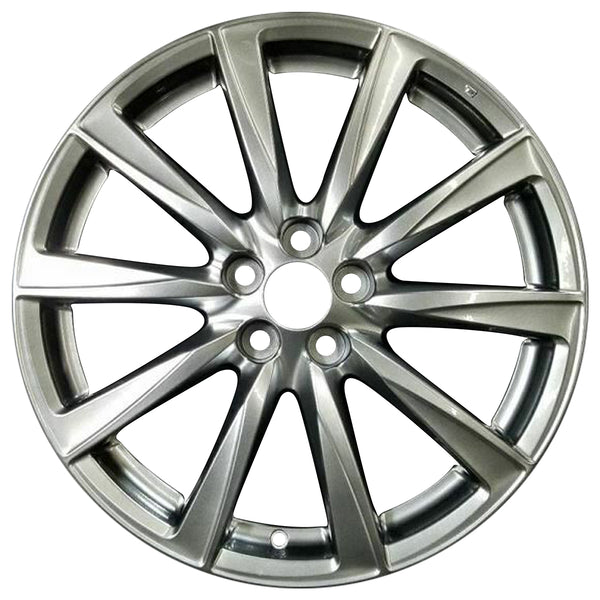 2008 lexus is wheel 19 polished aluminum 5 lug w74207ap 1