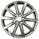 2009 lexus is wheel 19 polished aluminum 5 lug w74208ap 2