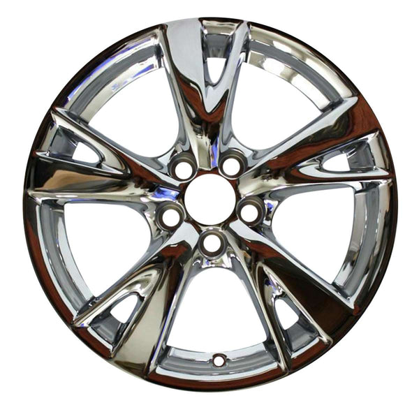 2010 lexus is250 wheel 18 light pvd chrome aluminum 5 lug w74218lpvd 2