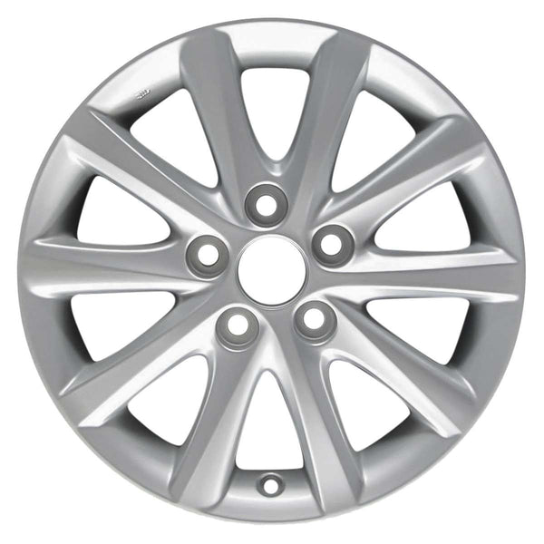 2011 lexus ct200h wheel 16 silver aluminum 5 lug w74258s 1