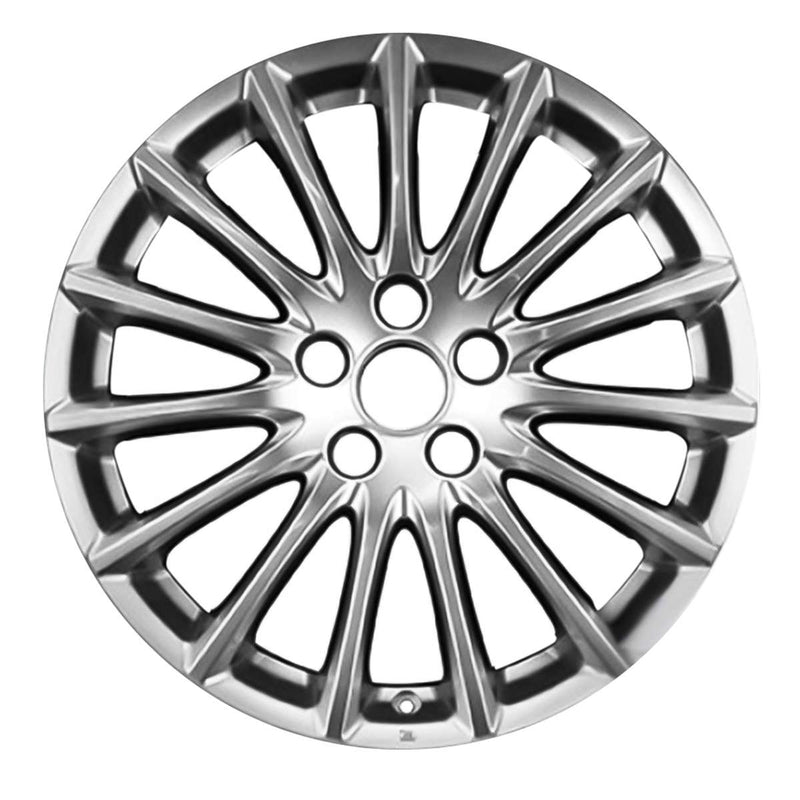 2013 lexus is250 wheel 19 hyper aluminum 5 lug w74265h 2