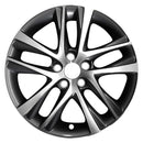 2017 lexus is300 wheel 17 machined charcoal aluminum 5 lug w74354mc 1