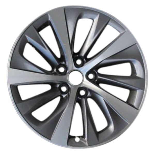 2020 lexus ls500h wheel 19 machined charcoal aluminum 5 lug w74367mc 6