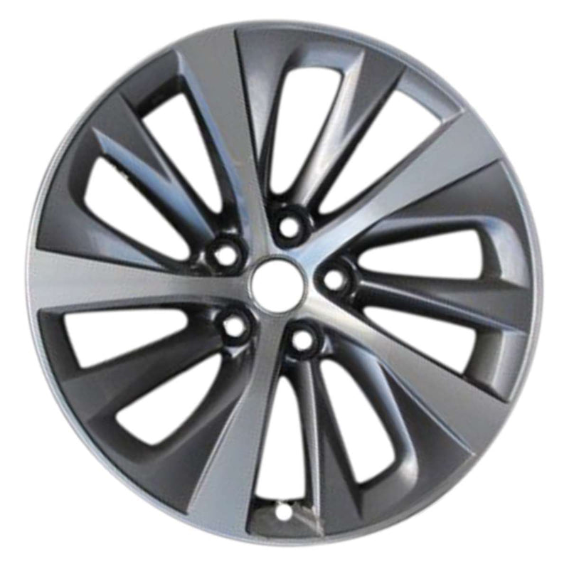 2020 lexus ls500 wheel 19 machined charcoal aluminum 5 lug w74367mc 3