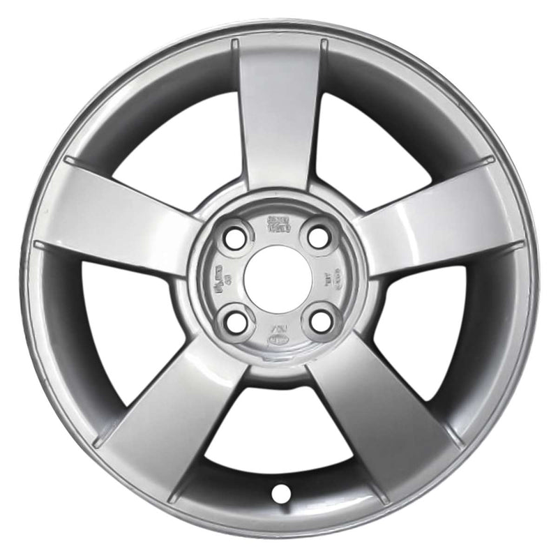 2007 kia rio wheel 15 silver aluminum 4 lug w74580s 2