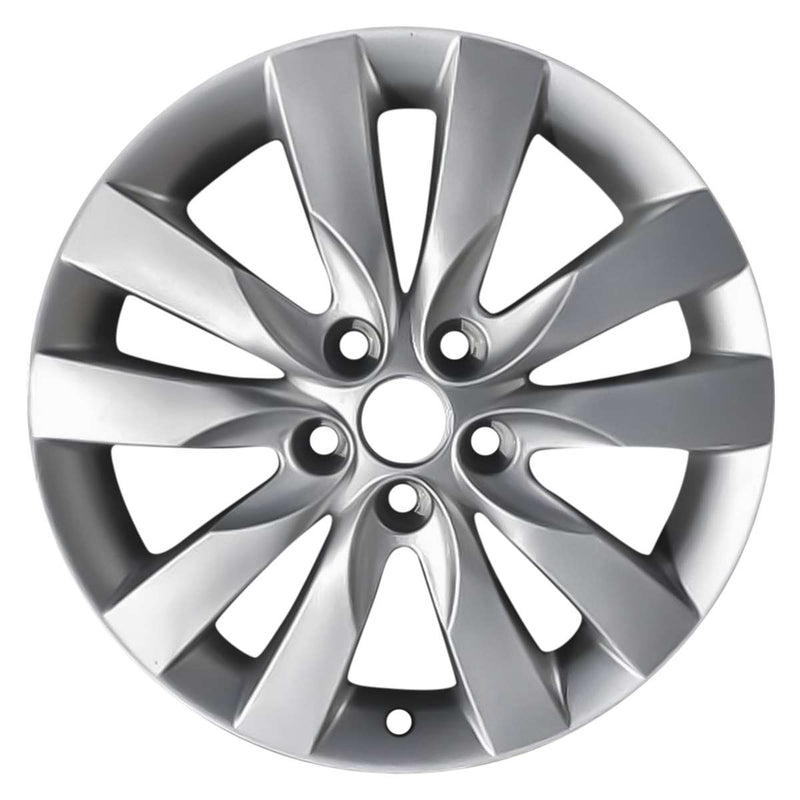 2013 kia forte wheel 17 silver aluminum 5 lug w74647as 4