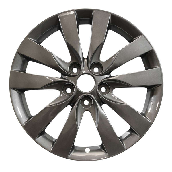 2010 kia forte wheel 17 charcoal aluminum 5 lug w74647ac 1