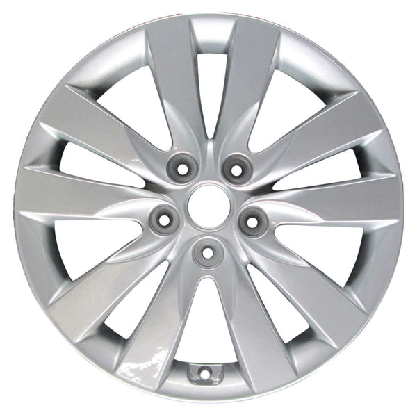 2013 kia forte wheel 17 silver aluminum 5 lug w74647s 4