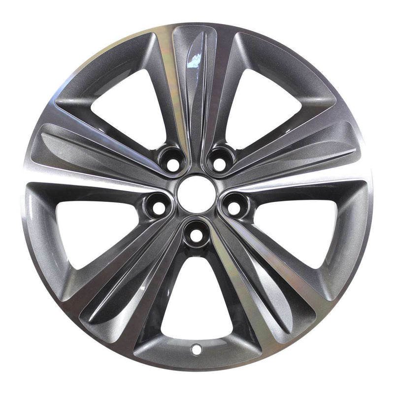 2015 kia sportage wheel 18 machined charcoal aluminum 5 lug w74698amc 2