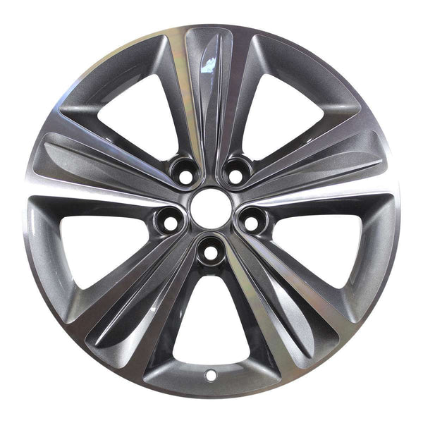 2014 kia sportage wheel 18 machined charcoal aluminum 5 lug w74698amc 1